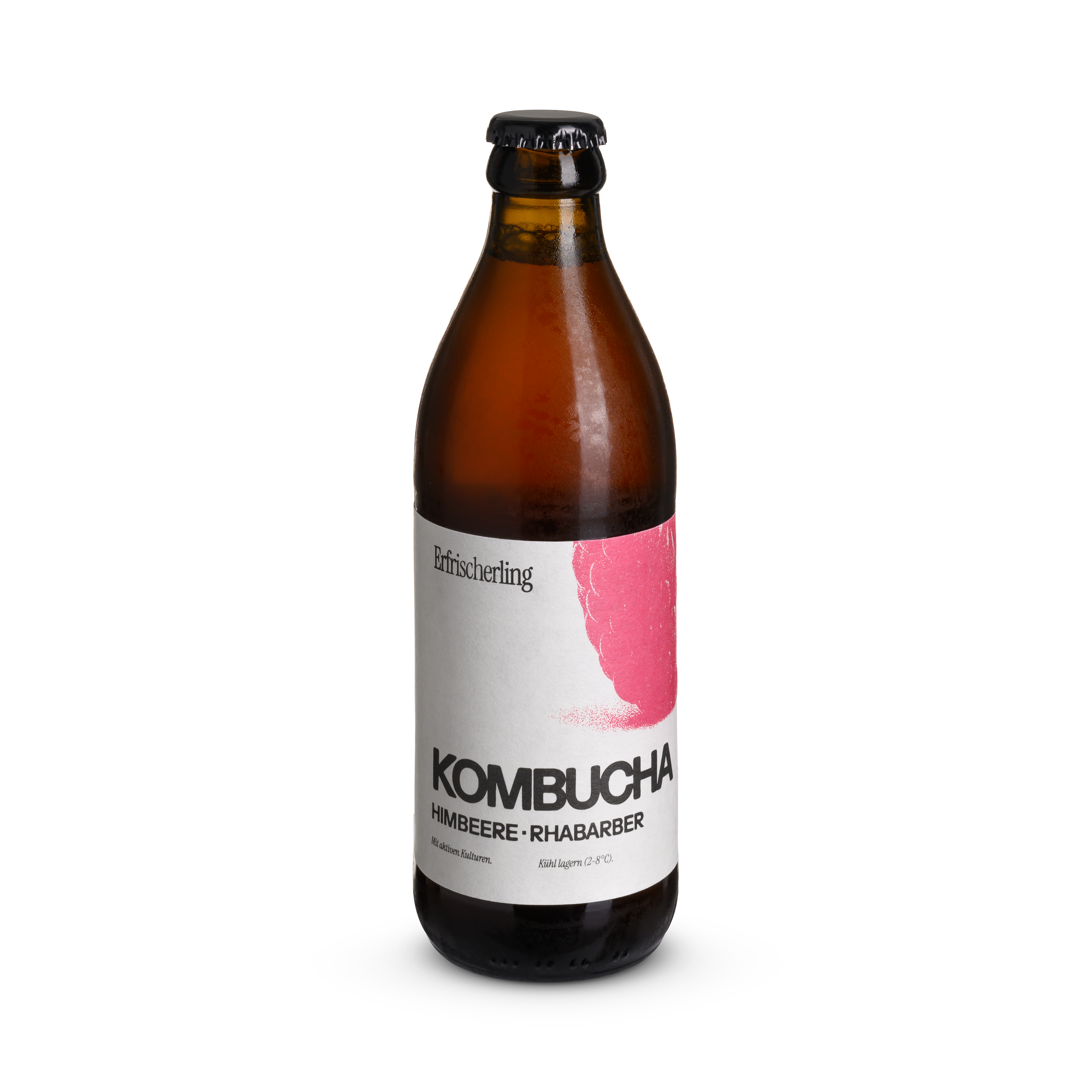 Bio-Kombucha Himbeere & Rhabarber