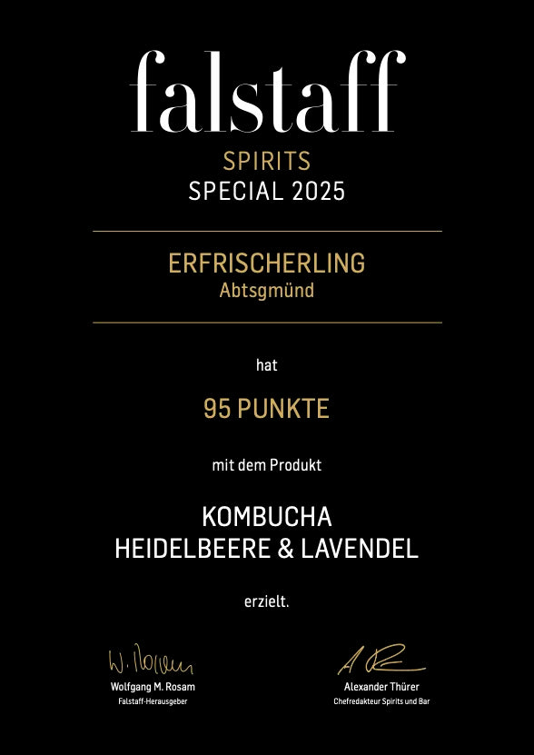 Bio-Kombucha Heidelbeere & Lavendel